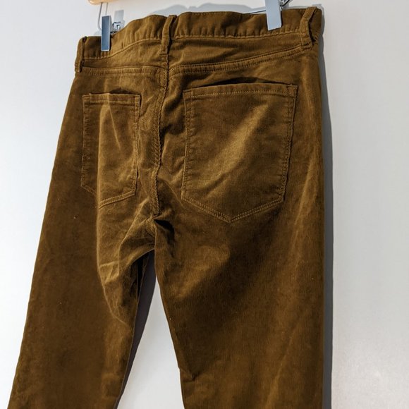 BNWT Banana Republic Mid Rise Skinny Ankle Cords Brown Tan Size 27 Short - Picture 6 of 10